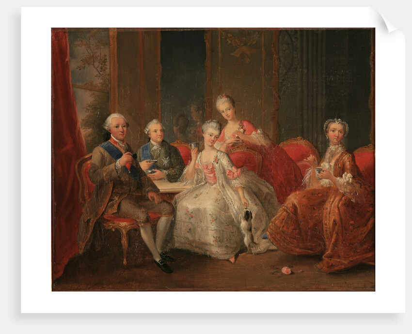 The Family of the Duke of Penthièvre, also known as The Cup of Chocolate, 1768 by Anonymous