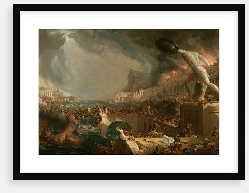 The Course of Empire, Destruction, 1836 by Anonymous