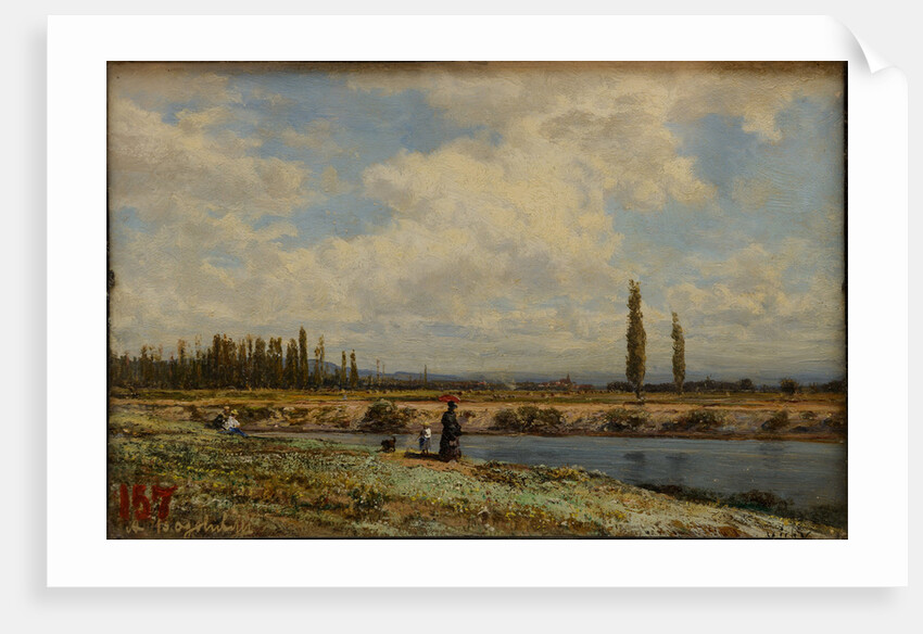 Vichy, Banks, Noon, 1870 by Anonymous