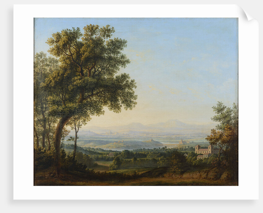 View of the Roman Campagna, First half of the 19th cent by Anonymous