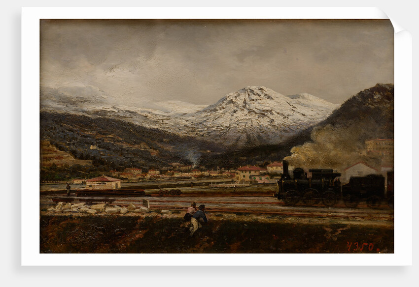 Mountain Landscape, 1865 by Anonymous