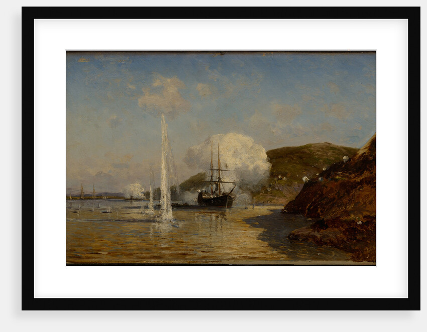 The Action of Nikolai Skrydlov on the Danube, 1881 by Anonymous