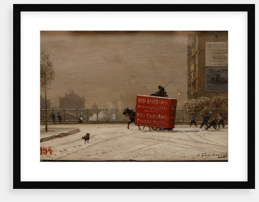 Winter in Paris, 1870s by Anonymous