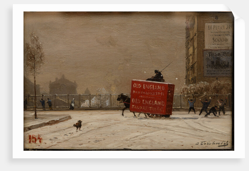 Winter in Paris, 1870s by Anonymous