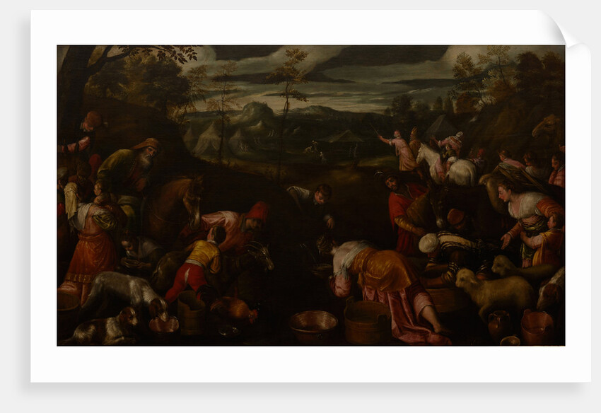 Moses Striking Water from the Rock, 16th century by Anonymous