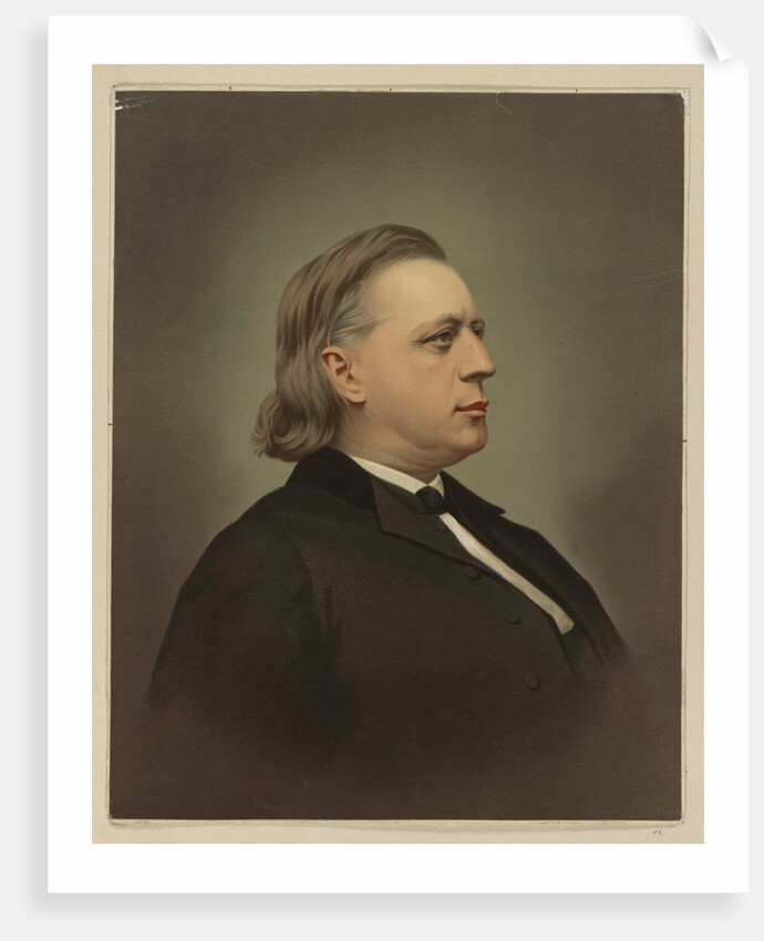 Portrait of Henry Ward Beecher, c. 1871 by Anonymous