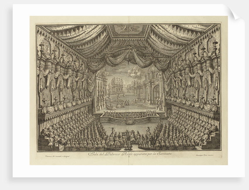 The Performance of La Serenata in the Royal Palace of Naples, 1749 by Anonymous