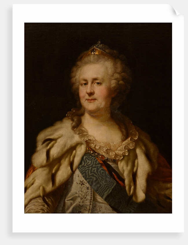 Portrait of Empress Catherine II, 1790s by Anonymous