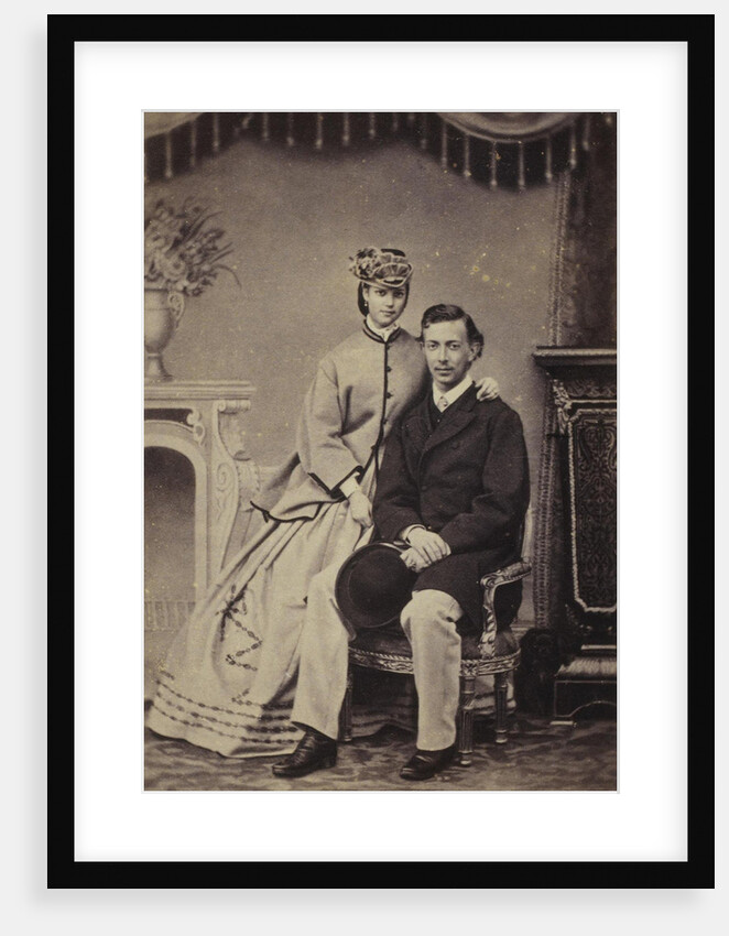 Portrait of Grand Duke Nicholas Alexandrovich of Russia and Princess Dagmar of Denmark ( by Anonymous