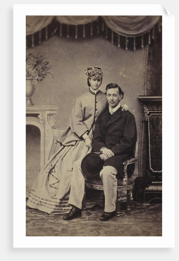Portrait of Grand Duke Nicholas Alexandrovich of Russia and Princess Dagmar of Denmark ( by Anonymous