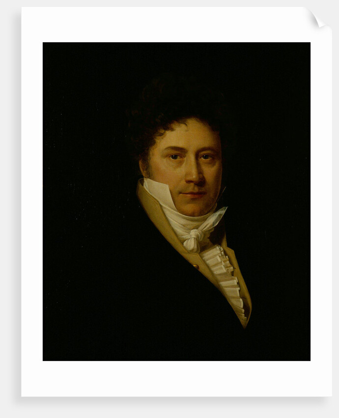 Portrait of the singer Jean-Blaise Martin by Anonymous