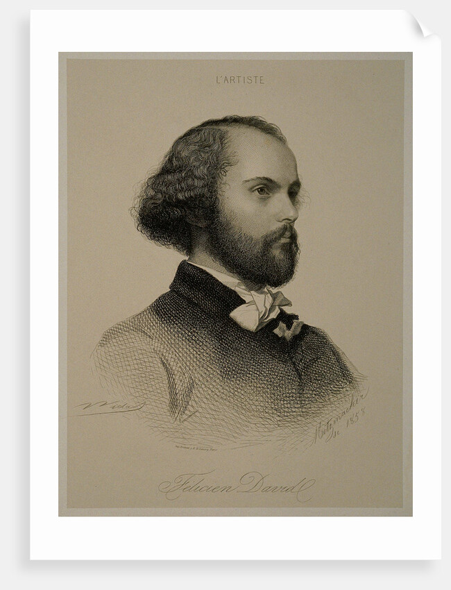 Portrait of the composer Félicien-César David by Anonymous