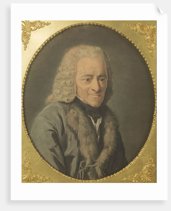 Portrait of the writer, essayist and philosopher Francois Marie Arouet de Voltaire by Anonymous