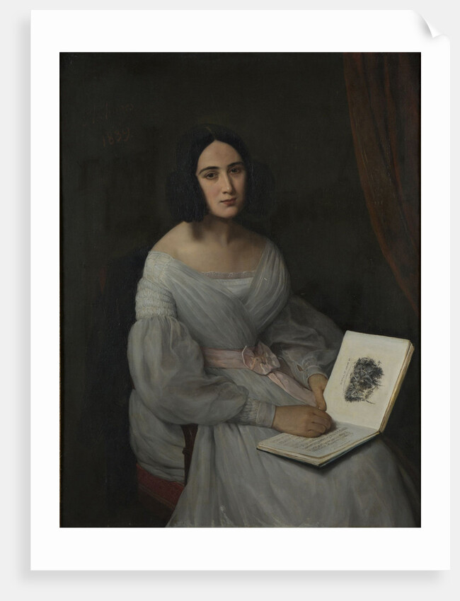 Portrait of Clara Wieck-Schumann by Anonymous