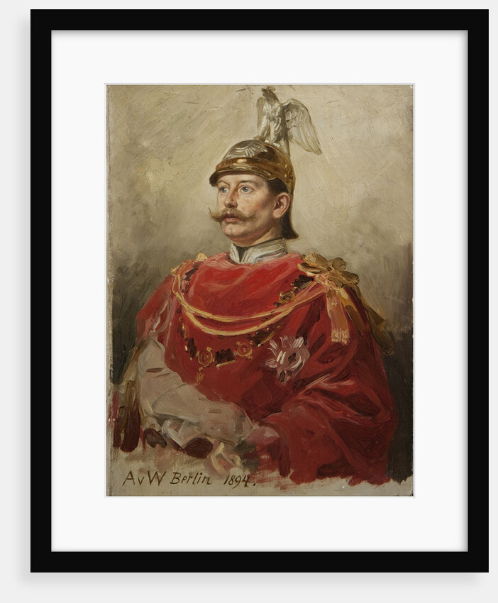 Portrait of German Emperor Wilhelm II, King of Prussia by Anonymous