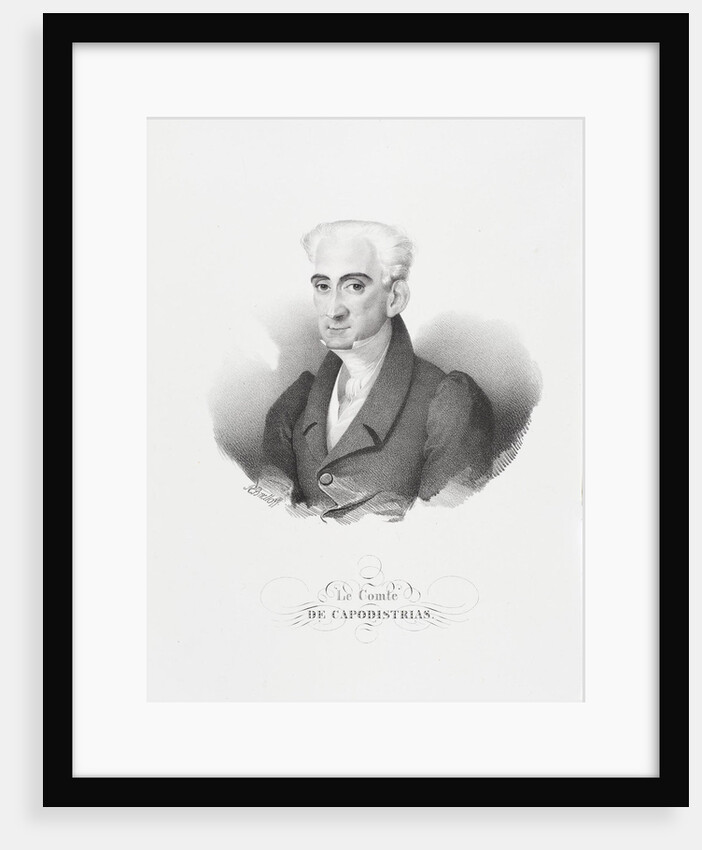 Portrait of Count Ioannis Kapodistrias by Anonymous