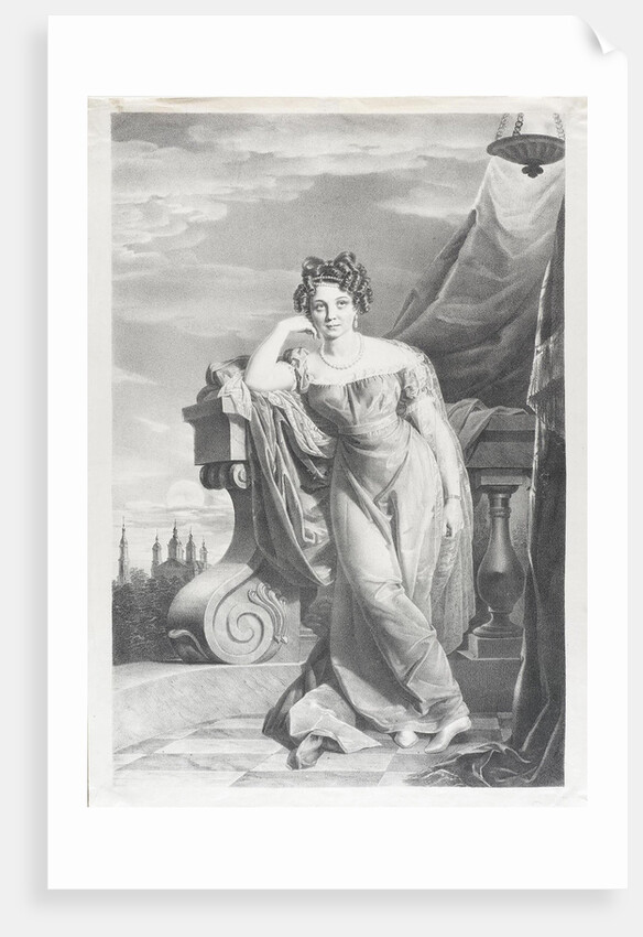 Portrait of Countess Agrafena Fyodorovna Zakrevskaya by Anonymous