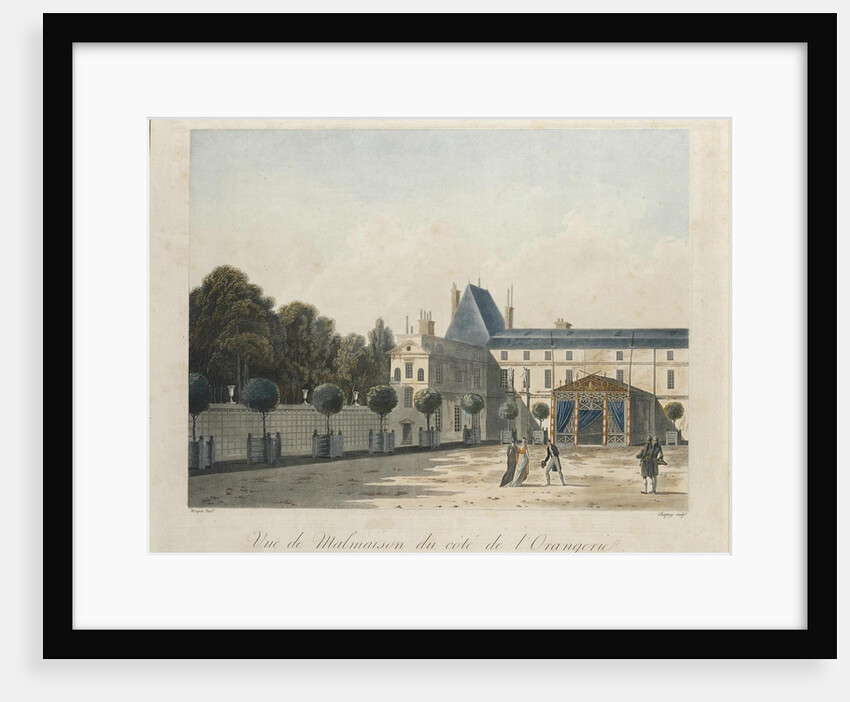 View of the Palace of Malmaison from the Orangery by Anonymous
