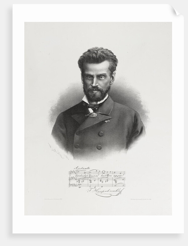 Portrait of Eduard Nápravník by Anonymous
