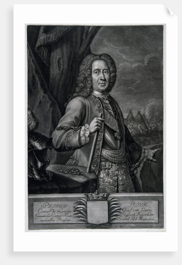 Portrait of the Field Marshal Count Peter von Lacy by Anonymous