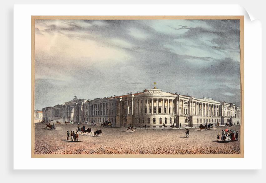 The Senate and Synod Buildings in Saint Petersburg by Anonymous
