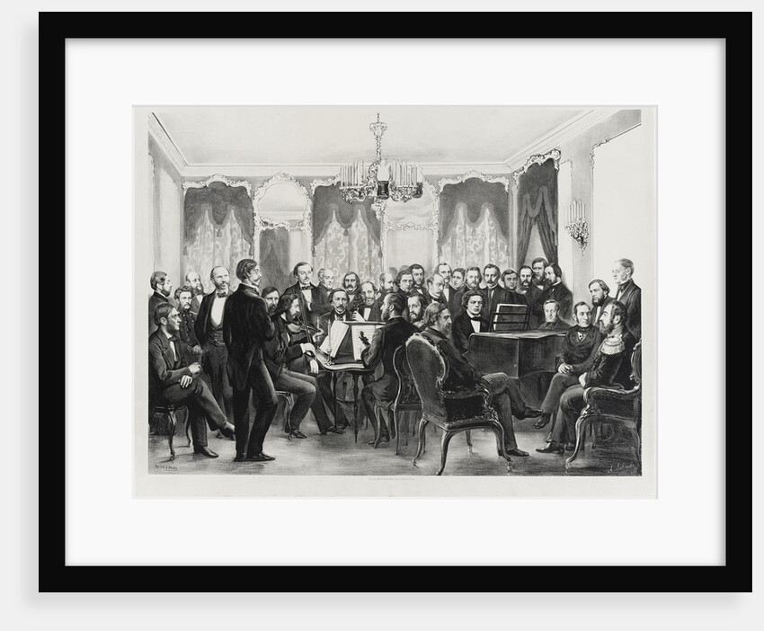 Musical evening with the composer Anton Rubinstein by Anonymous