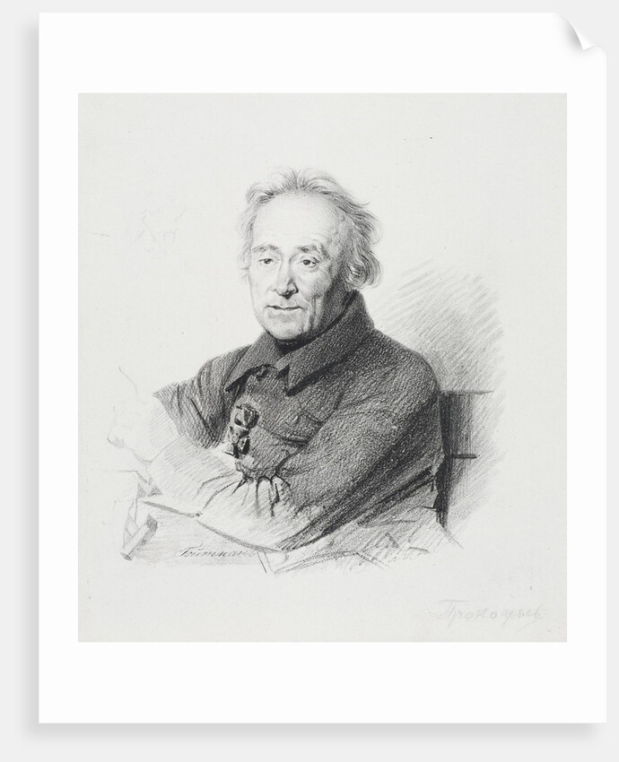 Portrait of the sculptor Ivan Prokofyevich Prokofyev by Anonymous
