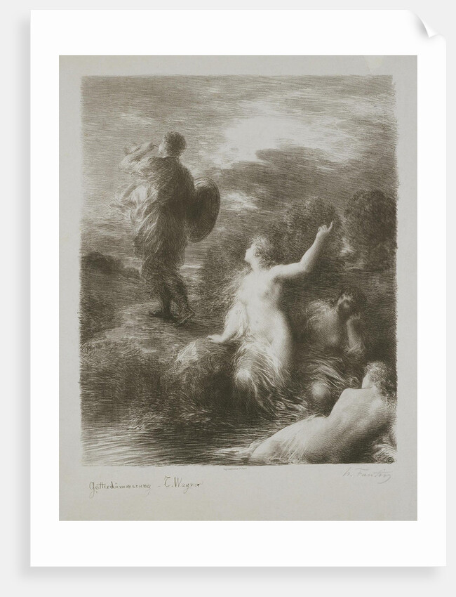 The Twilight of the Gods. Siegfried and the Daughters of the Rhine by Anonymous