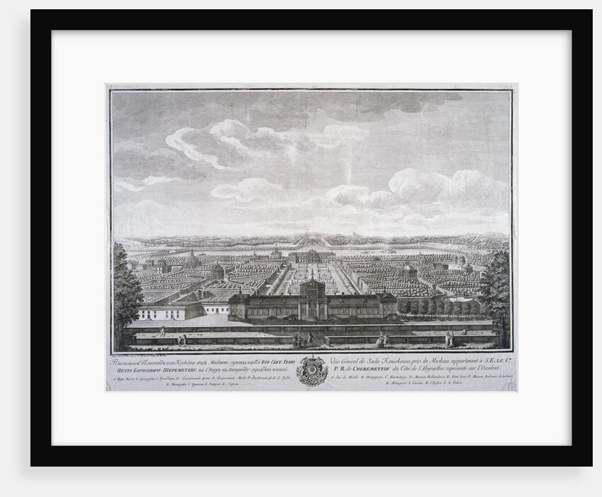 View of the Kuskovo Palace by Anonymous