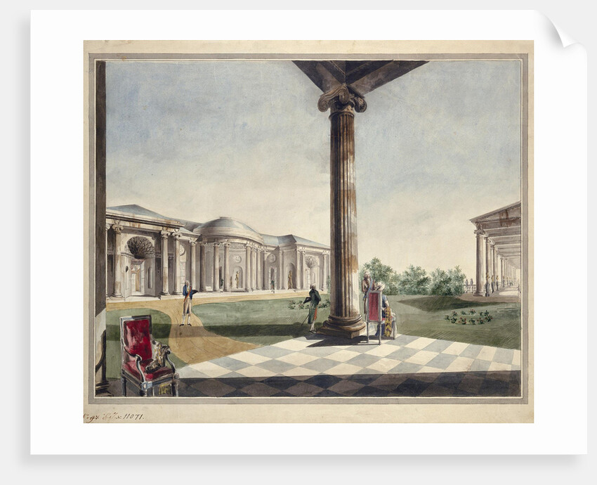 View of Ionic Gallery in Tsarskoye Selo by Anonymous