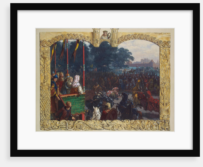 Knights Tournament in Magdeburg, 928 by Anonymous