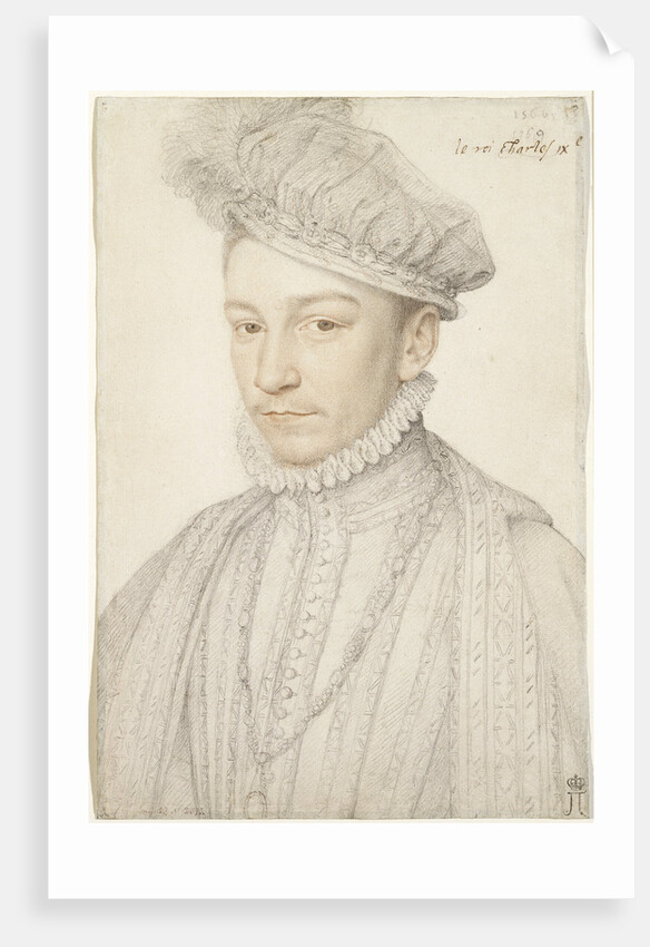 Portrait of King Charles IX of France by Anonymous