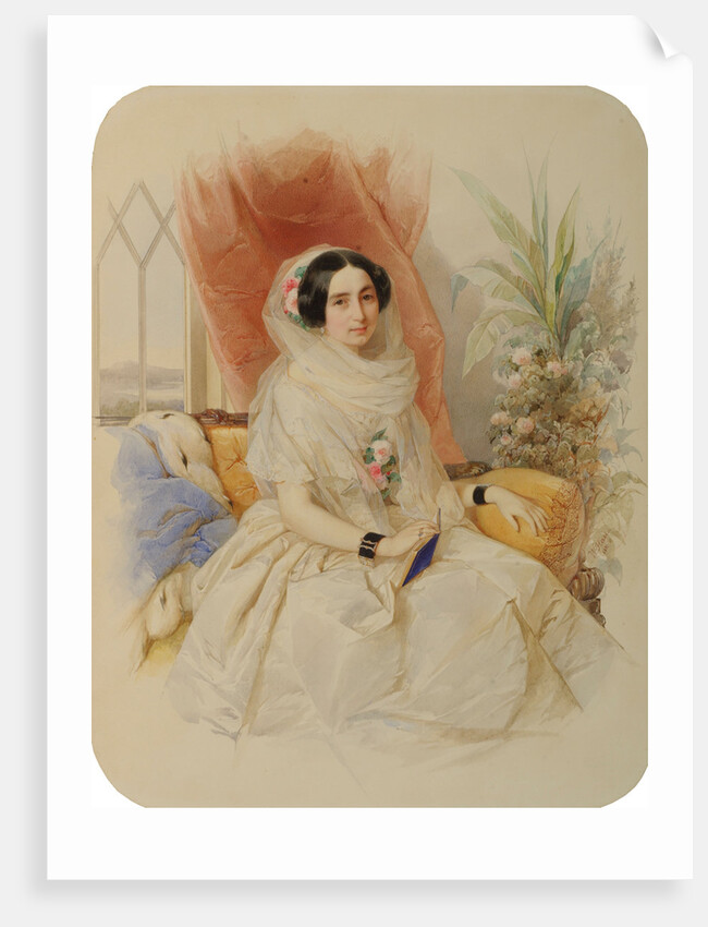 Portrait of Maria Ivanovna Goncharova, née Countess Meshcherskaya by Anonymous