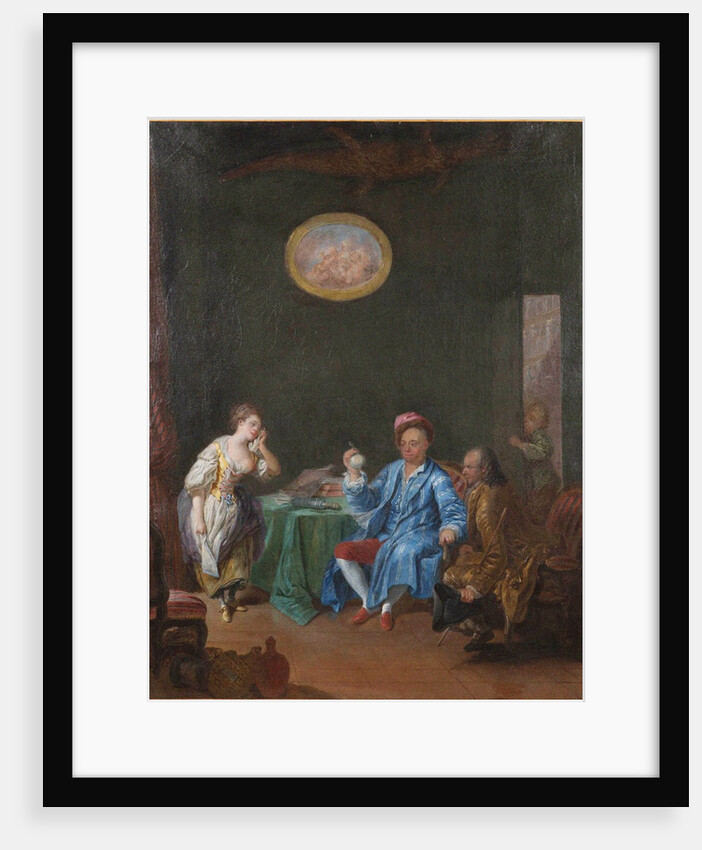 Joseph Balsamo, comte de Cagliostro, in his cabinet, creating an Homunculus by Anonymous