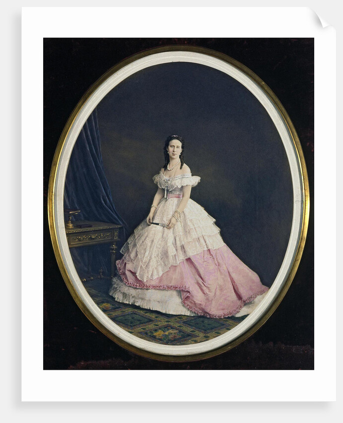 Portrait of Grand Duchess Alexandra Iosifovna of Saxe-Altenburg by Anonymous