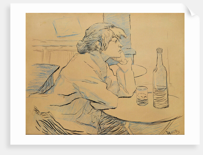 The Drinker (Suzanne Valadon) by Anonymous