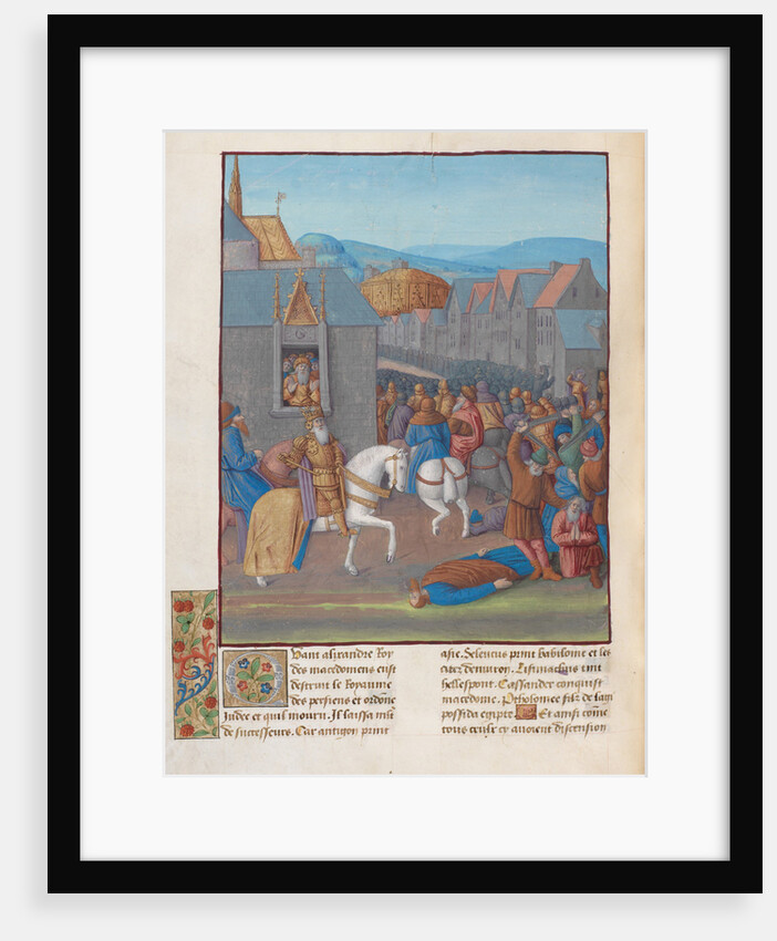 Capture of Jerusalem by Ptolemy Soter. Illustration in Flavius Josephus Antiquities of the Jews (A by Anonymous