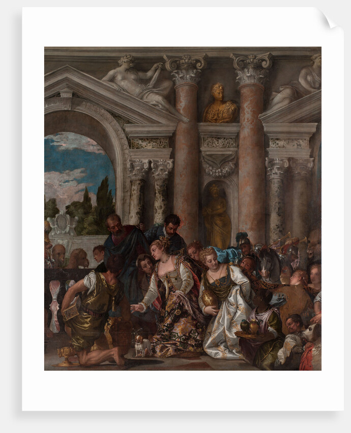 The Queen of Sheba Offering Gifts to Solomon (Detail) by Anonymous