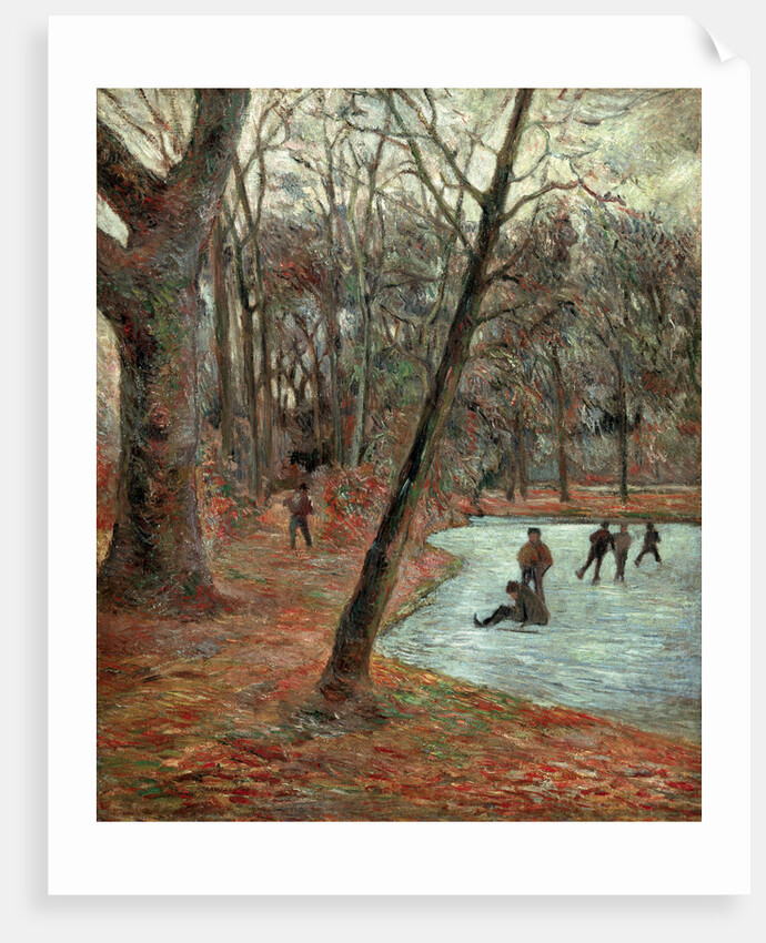 Skaters in the Frederiksberg Park by Anonymous