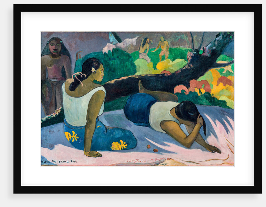 Arearea no Varua ino (Words of the Devil or Reclining Tahitian Women) by Anonymous
