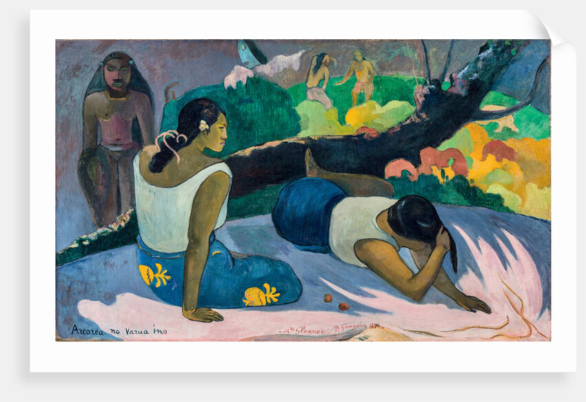 Arearea no Varua ino (Words of the Devil or Reclining Tahitian Women) by Anonymous