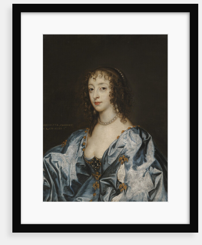 Portrait of Queen Henrietta Maria of France by Anonymous