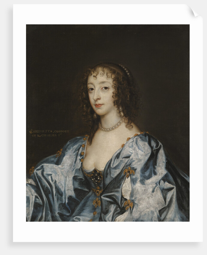 Portrait of Queen Henrietta Maria of France by Anonymous