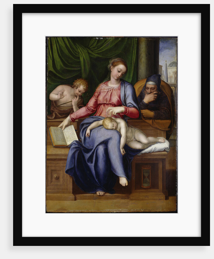 Madonna del silenzio (Virgin and child with John the Baptist as a Boy) by Anonymous