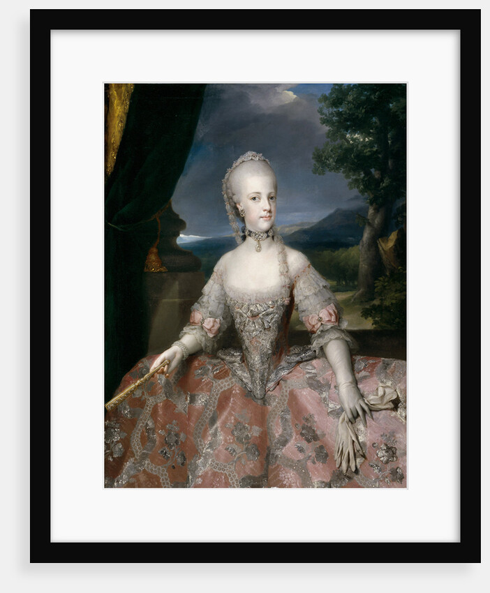 Portrait of Maria Carolina of Austria by Anonymous