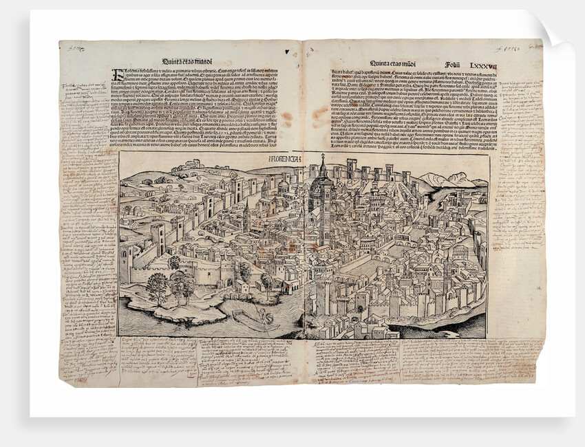 View of the city of Florence by Anonymous