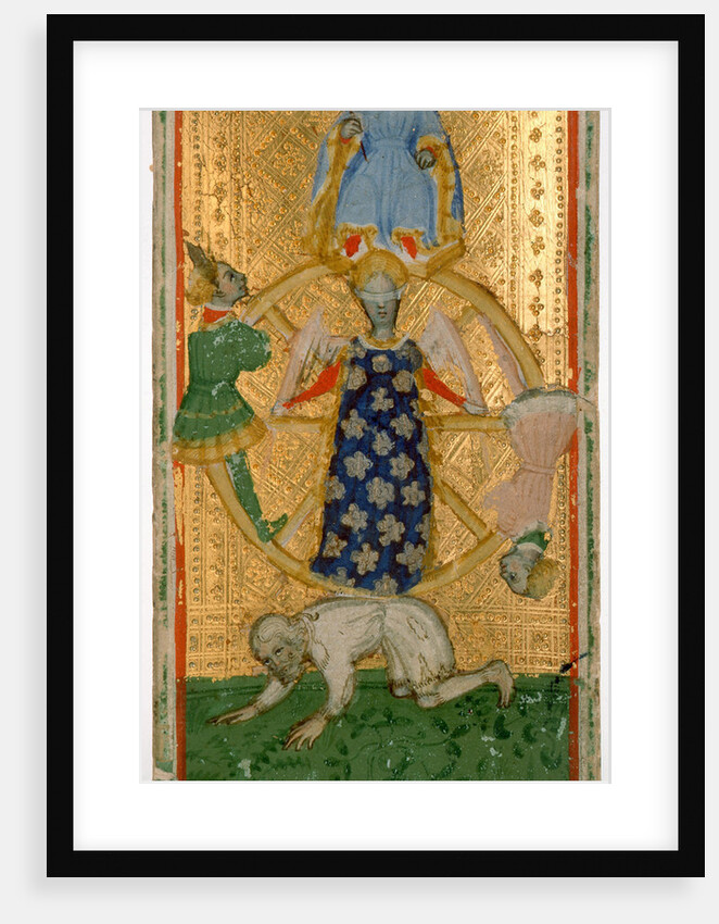 Wheel Of Fortune. Tarot card by Anonymous