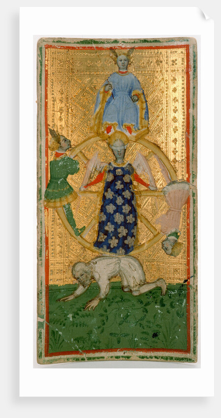 Wheel Of Fortune. Tarot card by Anonymous