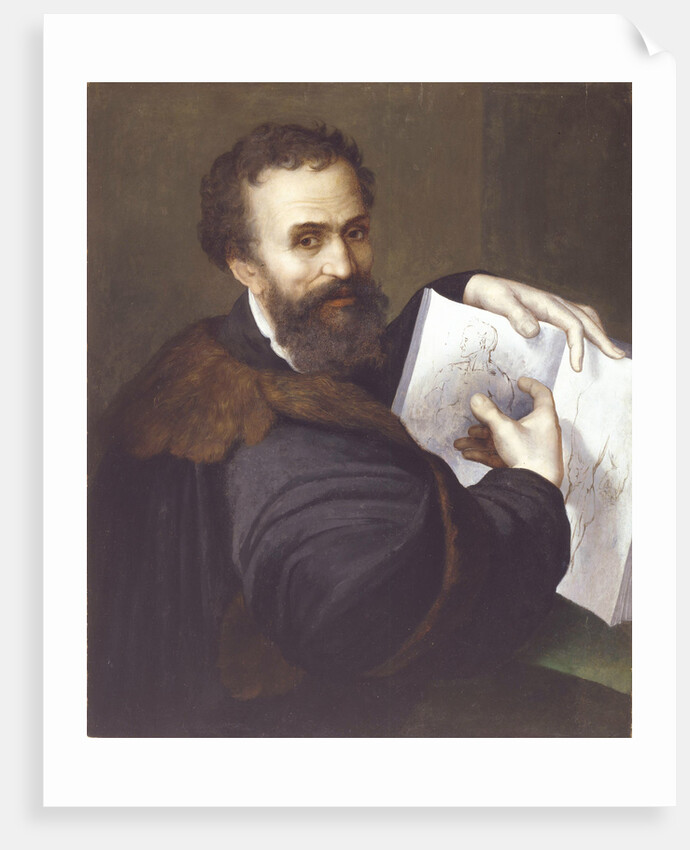 Portrait of Michelangelo Buonarroti by Anonymous