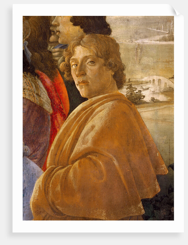 The Adoration of the Magi. Detail: Self-portrait by Anonymous